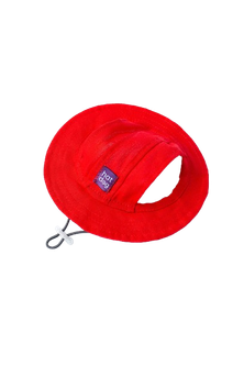 Hat Dog Одяг Hat-Dog Панама з льону для собак, червона S (HDPA000R::511)