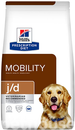 Hill's (Хіллс) Prescription Diet j/d Mobility (Joint Care) - Корм-дієта з куркою для собак із захворюваннями суглобів