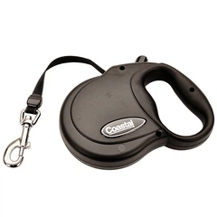 Поводок-рулетка Power Walker Coastal 5 м до 10 кг Чорний (76484087943)