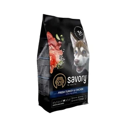 Savory Корм з курка індичка для юніорів великих порід