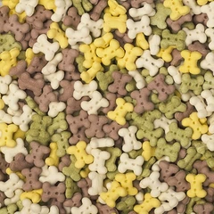 AnimAll Crunch Dog Анімал печиво для собак кістка Mix XS, 3 кг (165929)