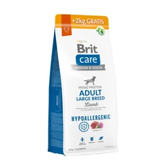 Корм для собак великих порід Brit Care Dog Hypoallergenic Adult Large Breed гіпоалергенний з ягнятком, 12+2 кг 172664