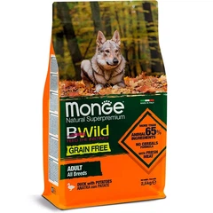 Корм Monge Dog Bwild Grain Free беззерновий для собак (качка) - 2.5 кг 70004732
