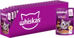 Упаковка вологого корму для кішок Whiskas TastyMix Лосось, Морква 28 шт х 85 г (4770608262600)
