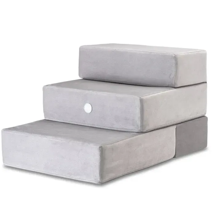 Harley & Cho Сходинки для собак Harley and Cho Tetris Grey Velour Double 66 x 36 см