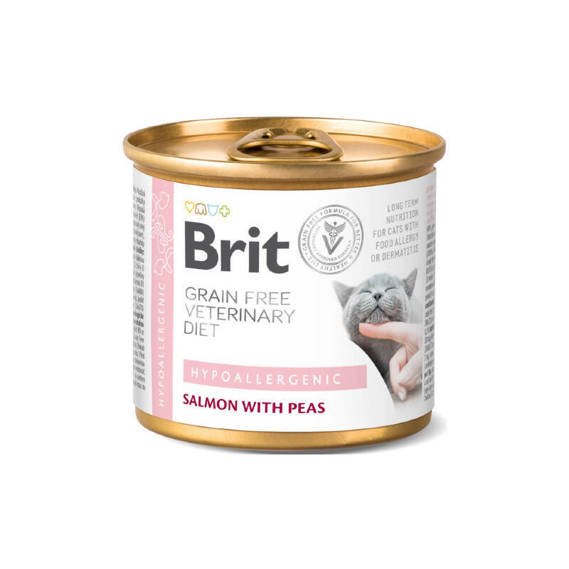 Brit Grain Free Veterinary Diets Корм з риба лосось для котів