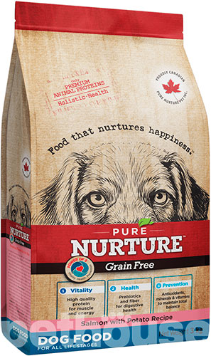 Pure Nurture Grain Free Salmon with Potato Dog All Lifestages