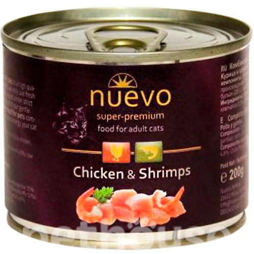 Nuevo Cat Adult Chicken & Shrimps