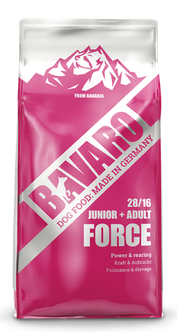BAVARO Force 28/16 18 кг - Базовий корм для активних дорослих та молодих собак
