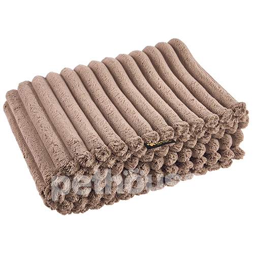 Pets Heaven Плюшевий плед Taupe для собак і котів