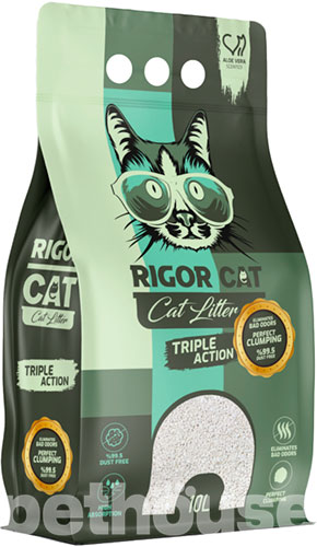Rigor Cat Наповнювач для котячого туалету, з ароматом алое вера