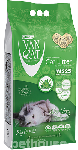 VanCat Aloe Vera Бентонітовий наповнювач, з ароматом алое вера