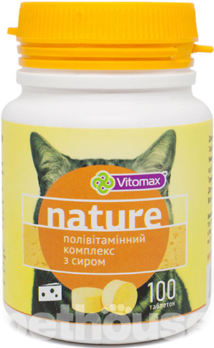 Vitomax Добавка Nature Полівітамінний комплекс для котів