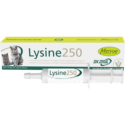 Mervue Lysine 250 Cats & Kittens Paste