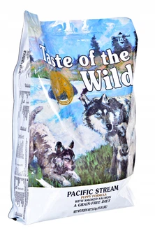 Сухий беззерновий корм Taste Of The Wild (Тейст оф зе Вайлд) Dog Grain Free Pacific Stream Puppy All Breeds для цуценят усіх порід з м’ясом лосося 12.2 кг (арт 9757-HT60)