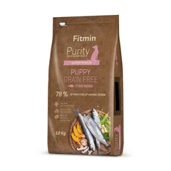 Fitmin dog Purity GF Puppy Fish / комплексний беззерновий корм для цуценят, вагітних і лактуючих самок усіх порід собак (риба), 2кг (A-036399)