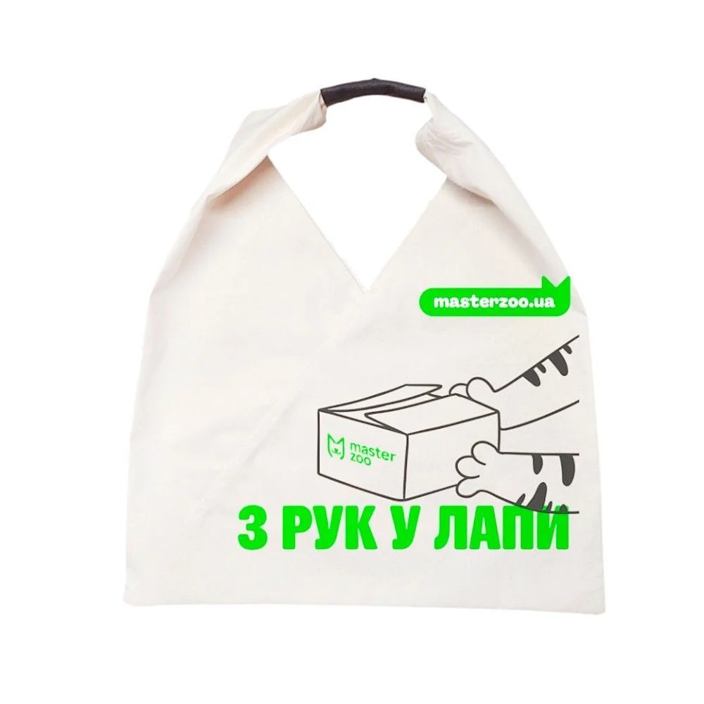 MasterZoo Сумка-эко Master Zoo з принтом 42х50 см