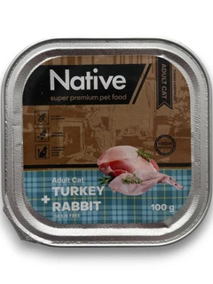 Native Вологий корм (шматочки в желе) для дорослих котів