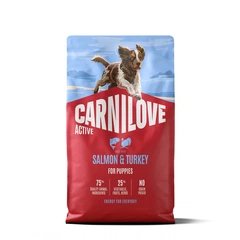 Корм сухий Carnilove Active Salmon & Turkey Puppy для цуценят лосось та індичка 4 кг