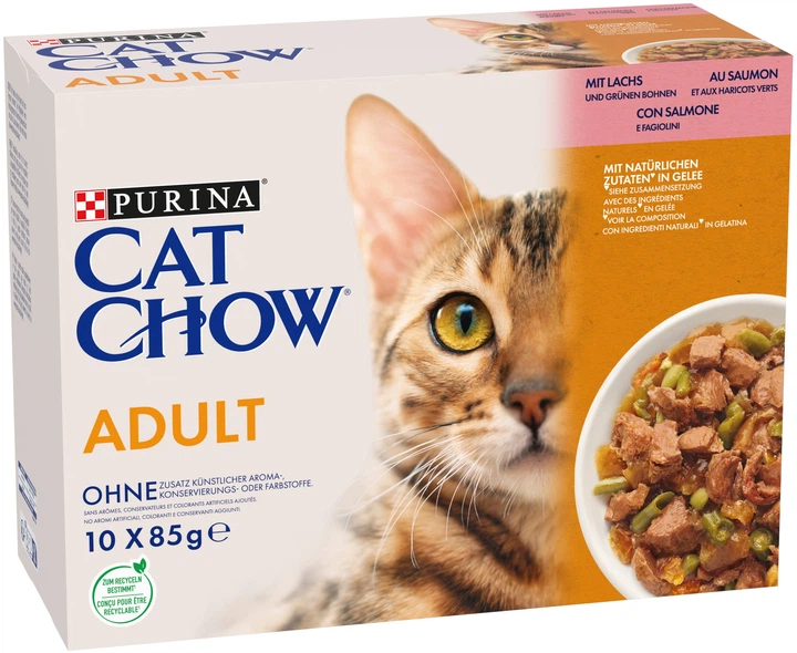 Purina Cat Chow Вологий корм (шматочки в желе) для дорослих котів