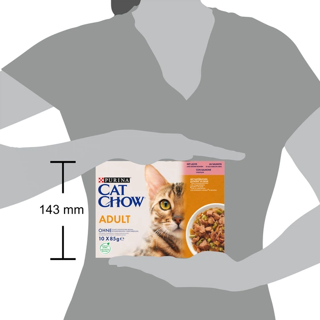 Purina Cat Chow Вологий корм (шматочки в желе) для дорослих котів