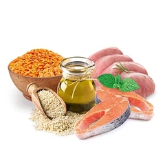 Повнораціонний корм для дорослих котів Супер-Преміум Home Food Cat Adult Здорова шкіра та блиск шерсті «Індічка та лосось» 0.2 кг
