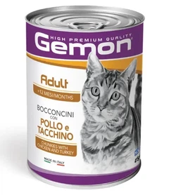 Gemon Вологий корм (шматочки в желе) для дорослих котів