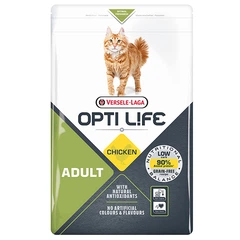 Versele Laga Сухий беззерновий суперпреміум корм для котів Opti Life Adult курка 2.5 кг (413111)
