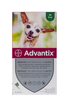 Bayer Препарат Elanco Advantix Адвантікс для собак