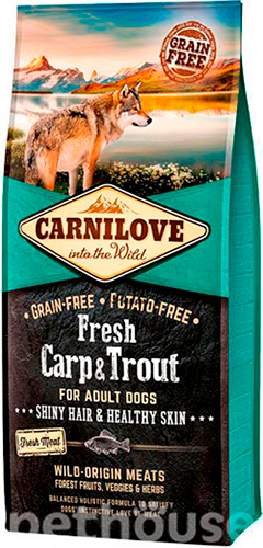 Carnilove Dog Fresh Adult Carp & Trout — Сухий корм для собак