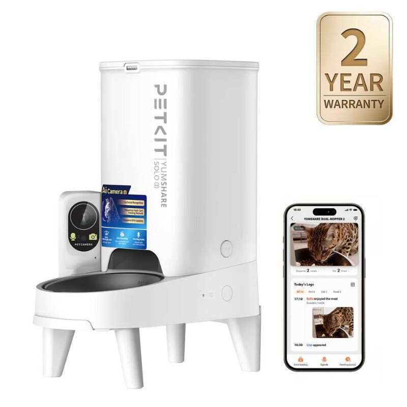 Petkit Yumshare Solo 2 With Cam - Смарт годівниця з камерою для котів та собак малих порід