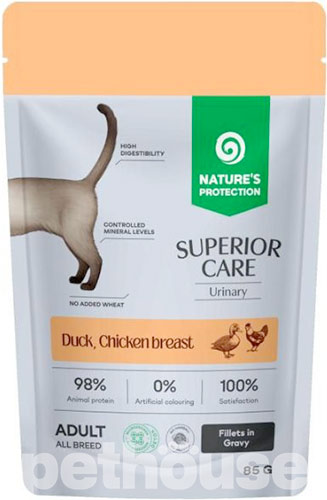 Nature's Protection Superior Care Grain Free Cat Adult Urinary with Duck, Chicken Breast and Cranberries