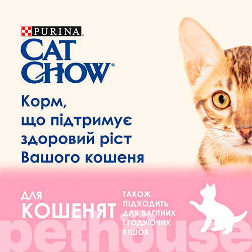 Cat Chow Вологий корм (шматочки в желе) для кошенят