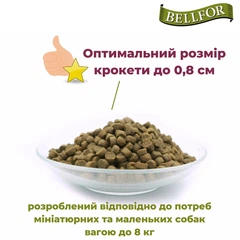 Сухий беззерновий корм для собак маленьких порід з Куркою Bellfor Freiland Schmaus Mini 2,5 кг