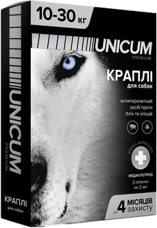 Unicum Препарат Premium від бліх для собак