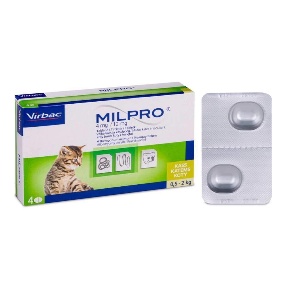 Virbac Препарат Milpro для кошенят