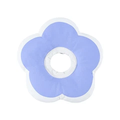 М'який комір-подушка для кішок Lesko DT-1018 Purple S післяопераційний захисний від вилизування