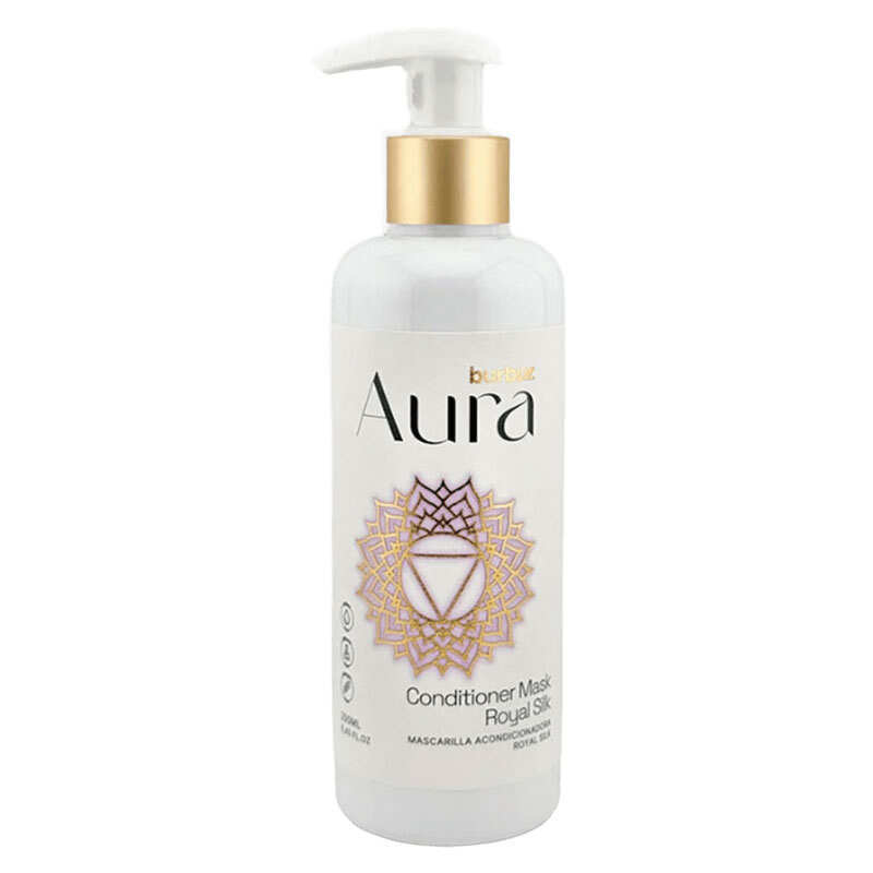 Burbur Aura Royal Silk Mask - Зволожувальна маска з протеїнами шовку для котів і собак