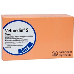 Boehringer Ingelheim Ветмедін 5 мг пімобендан при серцевій недостатності 10 таблеток