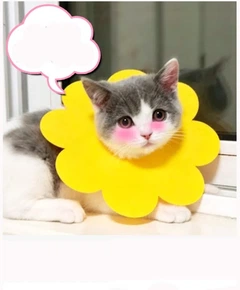 Захисний комір для котів Derby Sunflower Yellow, XS