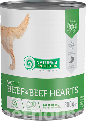 Nature's Protection Dog Adult Beef & Beef Hearts