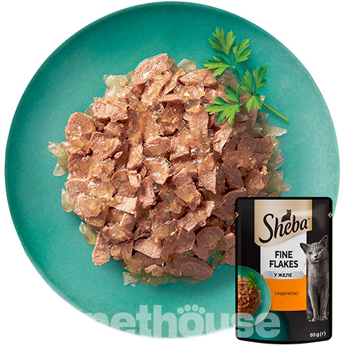 Sheba Fine Flakes з індичкою у желе