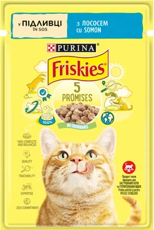 Purina Friskies Вологий корм (шматочки в соусі) для котів