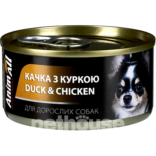 AnimAll Качка з куркою в ніжному желе для собак