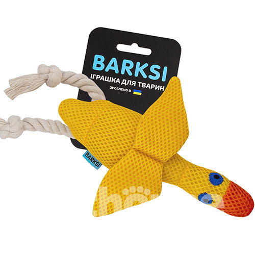 Barksi Качка з пискавкою та канатами для собак