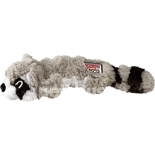 Kong Scrunch Knots Raccoon Іграшка "Єнот" з пискавкою для собак
