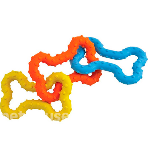 Petstages Mini Bone Tug Іграшка "Кісточки" для собак, різнокольорові