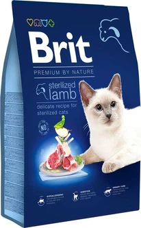 Brit Premium Корм з м'ясо та м'ясні субпродукти індичка ягня для дорослих котів