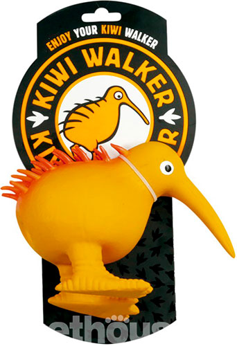 Kiwi Walker Running Іграшка "Птах ківі" для собак, 13,5 см