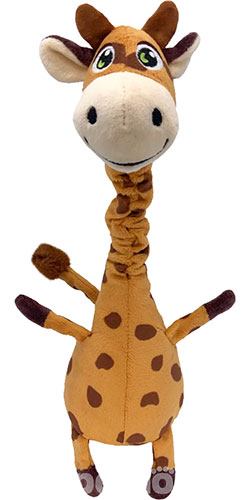 Kong Shakers Bobz Giraffe Іграшка "Жираф" з пискавкою для собак